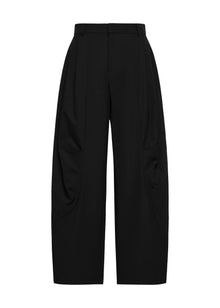 Casual Parachute Pants | Black