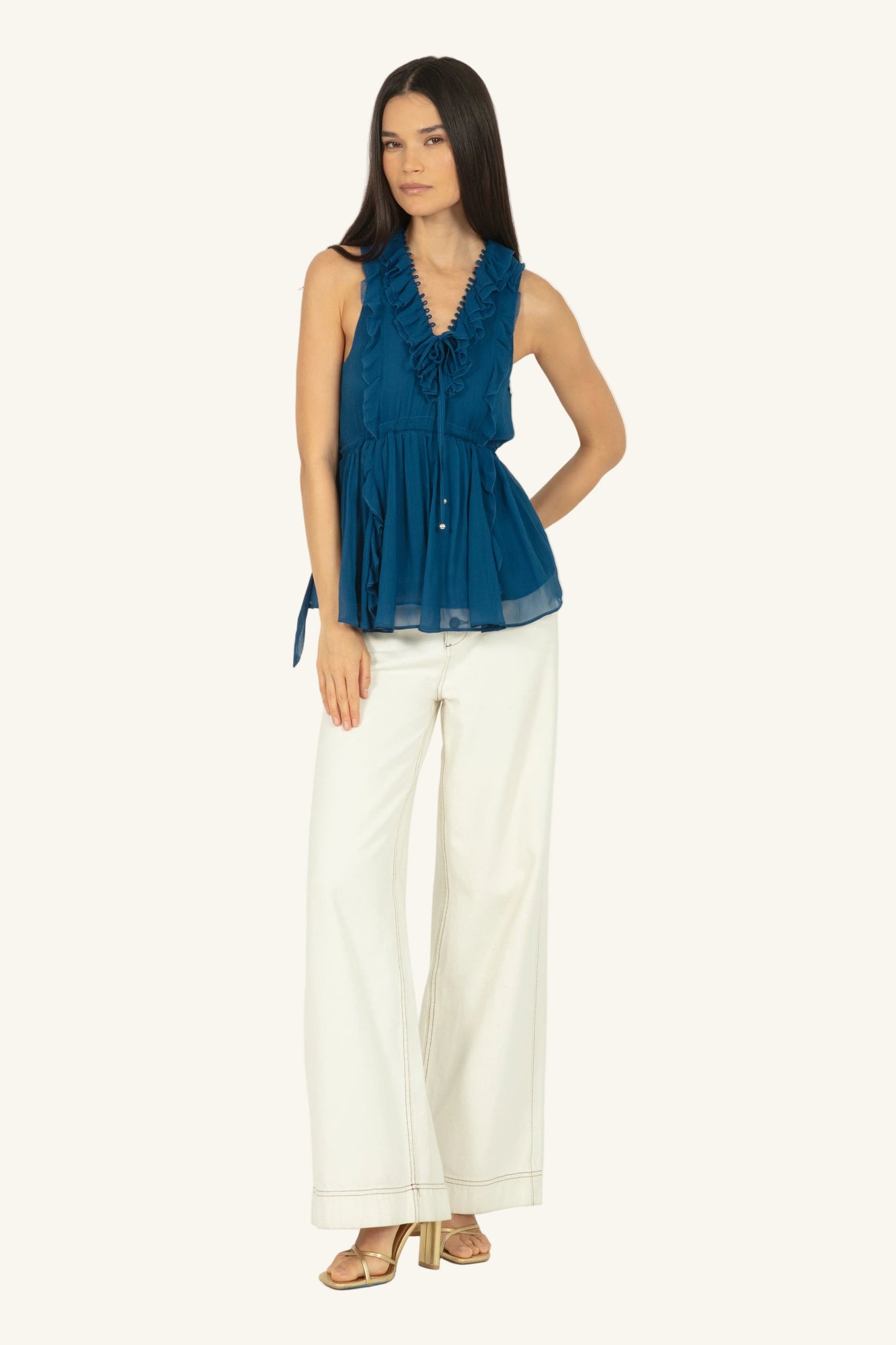 Madison Top | Deep Sea Blue