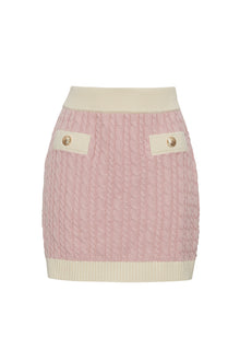 Cleobelle Skirt | Pink Cable