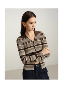 Collared Pullover | Brown