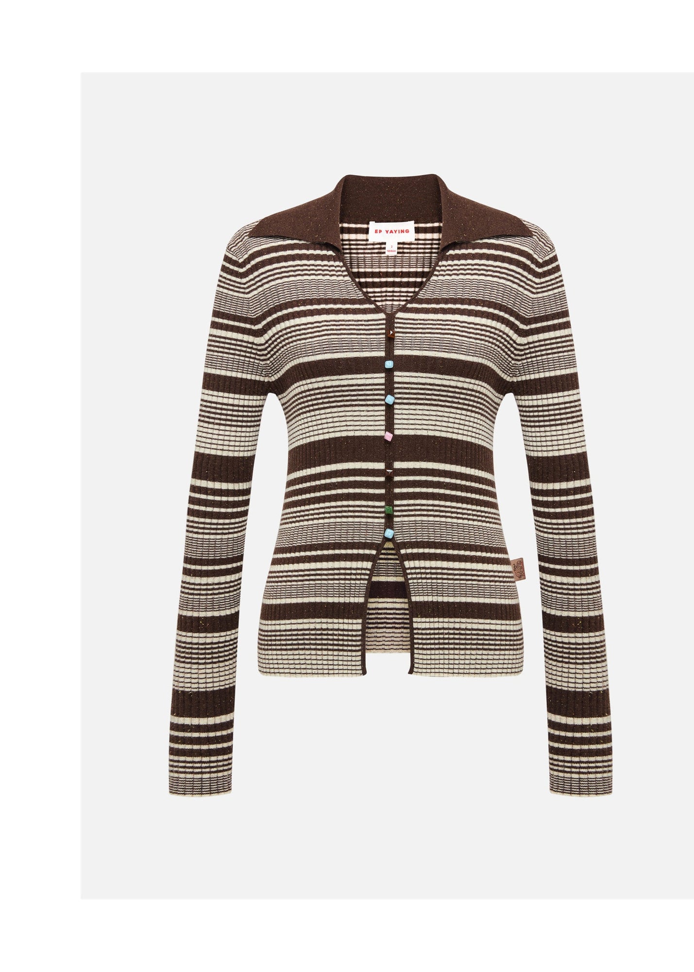Collared Pullover | Brown