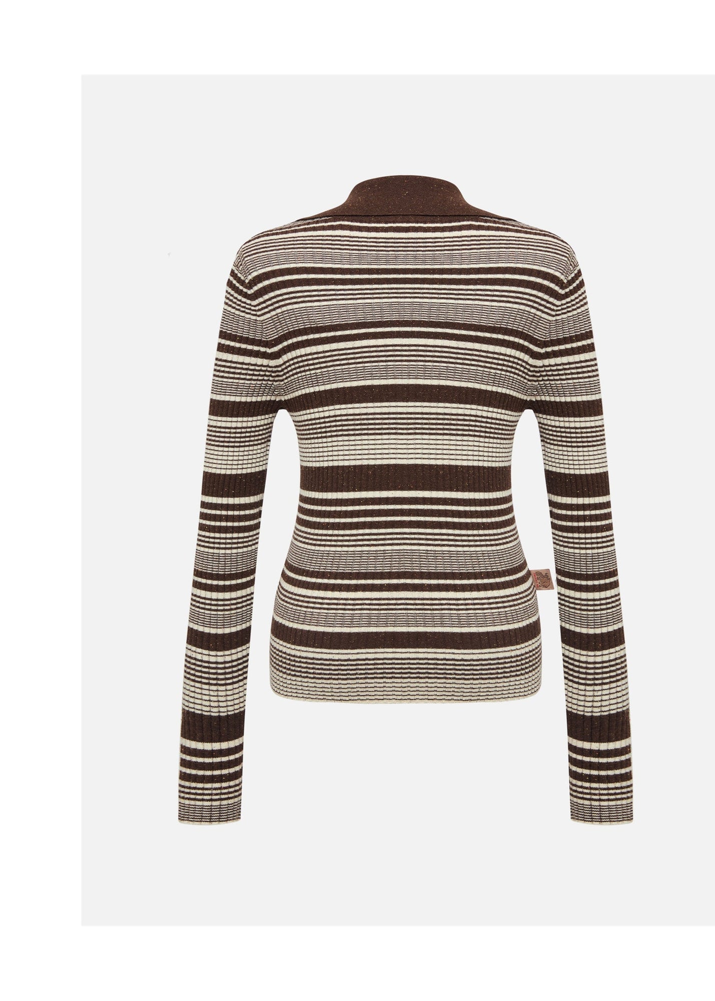 Collared Pullover | Brown