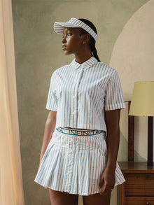 Women | Colonna Cropped Skirt | French Blue