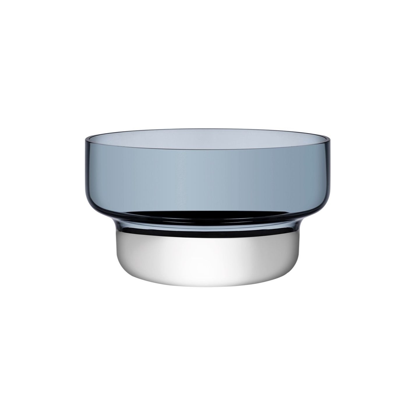 Contour Bowl | Steel Blue Crystal