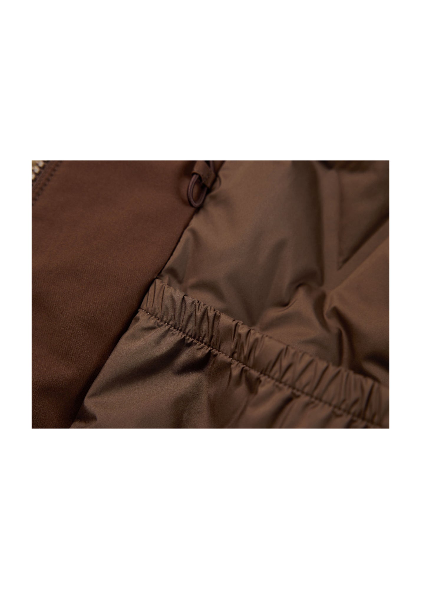 Contrast Trim Coat | Beige