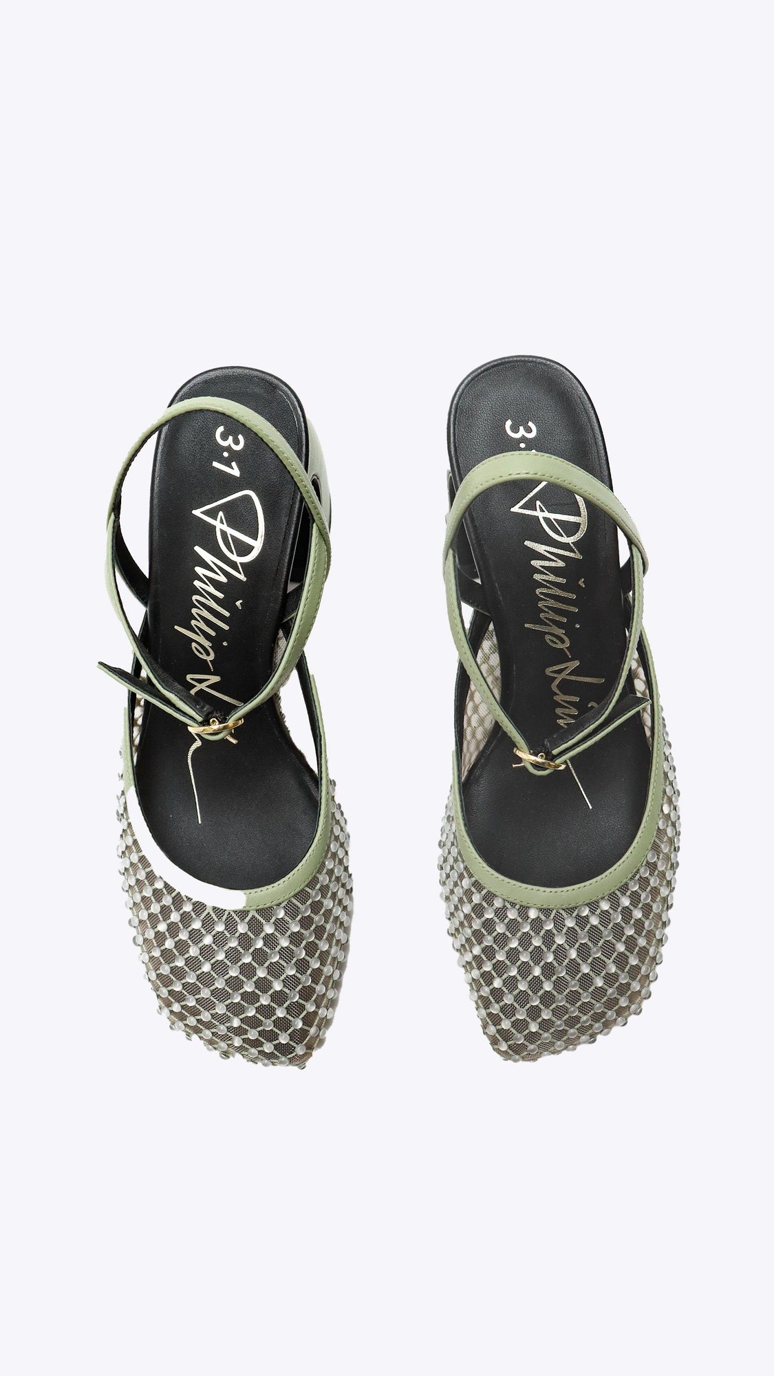 ID Mesh Mary Jane Pump | Sage