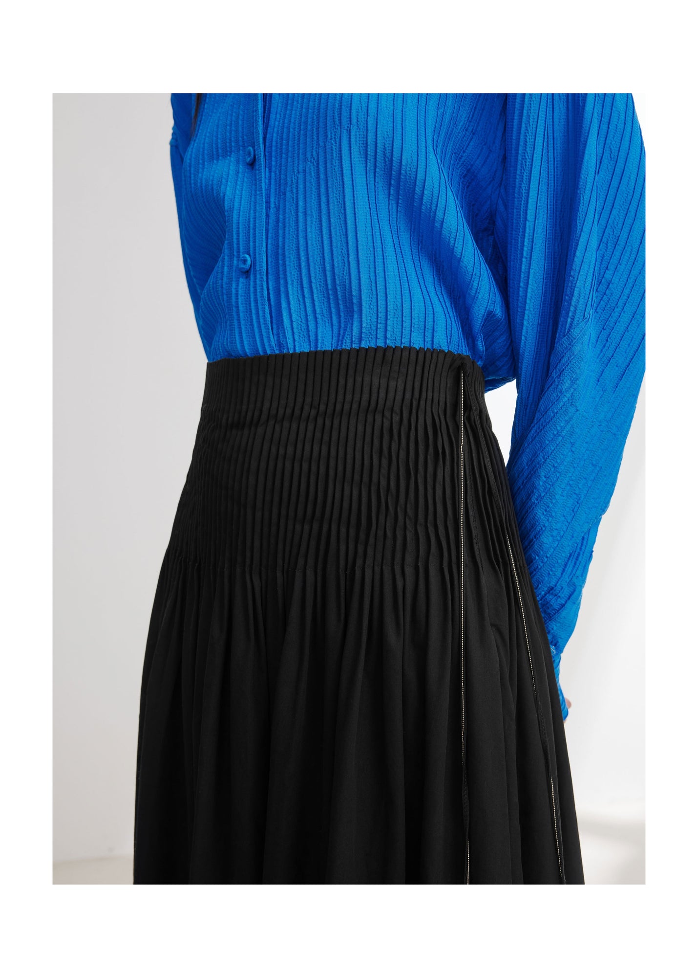 Cotton A Skirt | Black