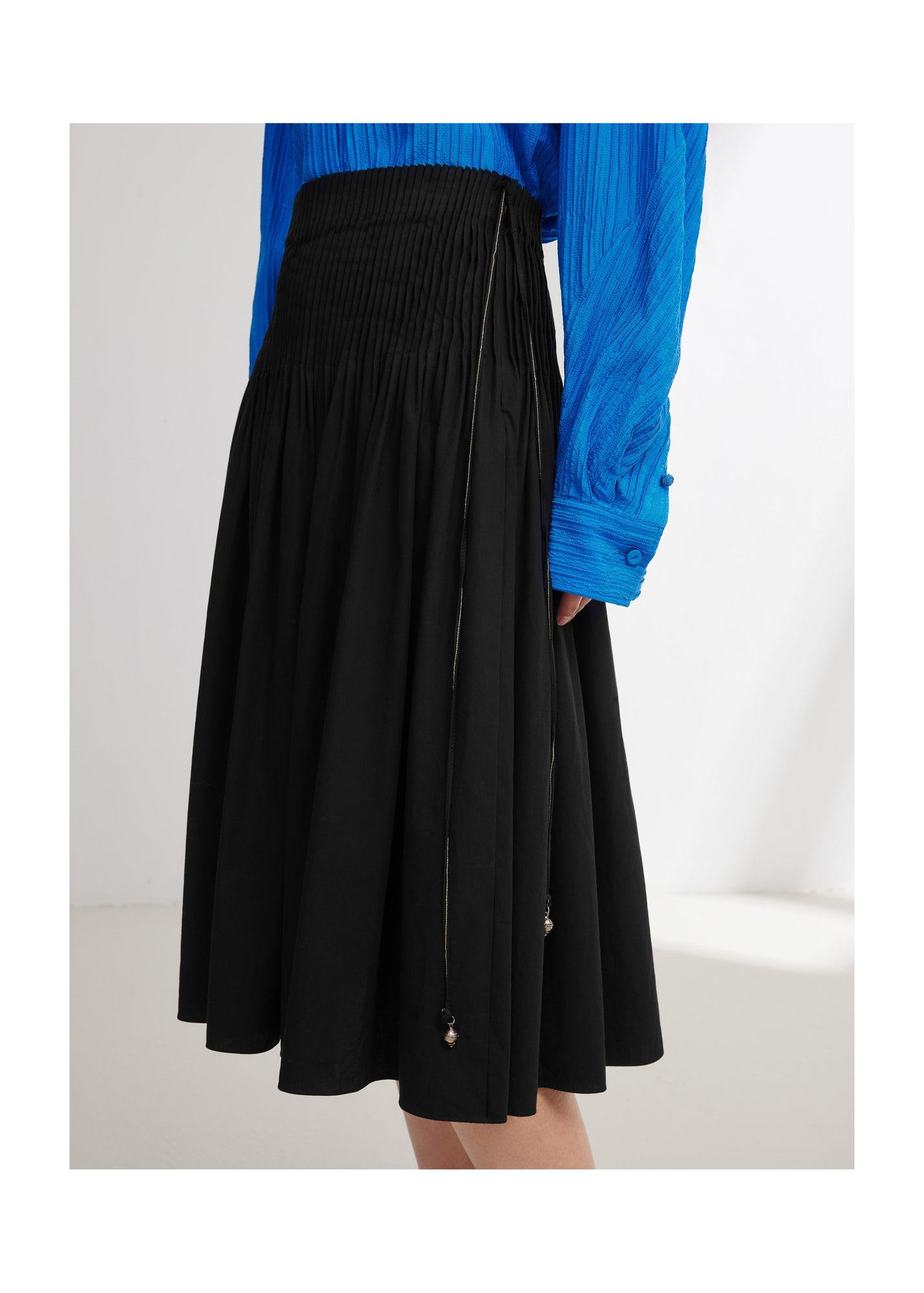 Cotton A Skirt | Black