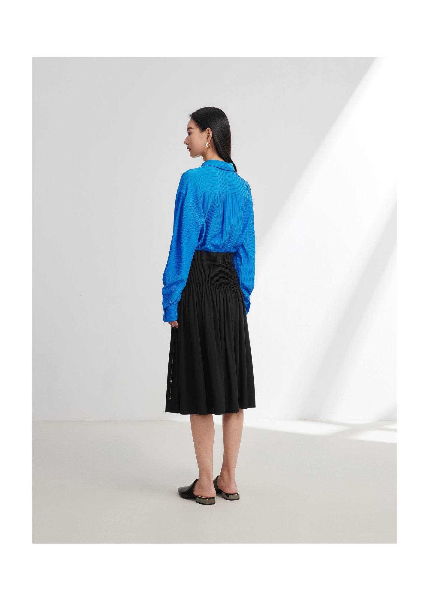 Cotton A Skirt | Black