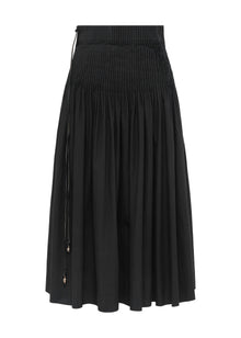 Cotton A Skirt | Black