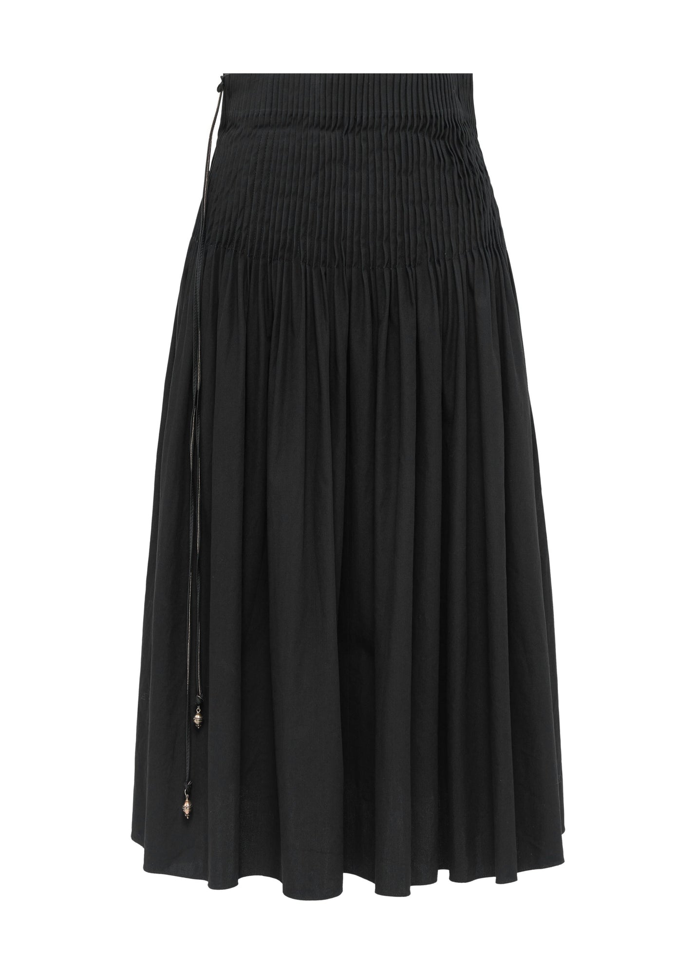 Cotton A Skirt | Black