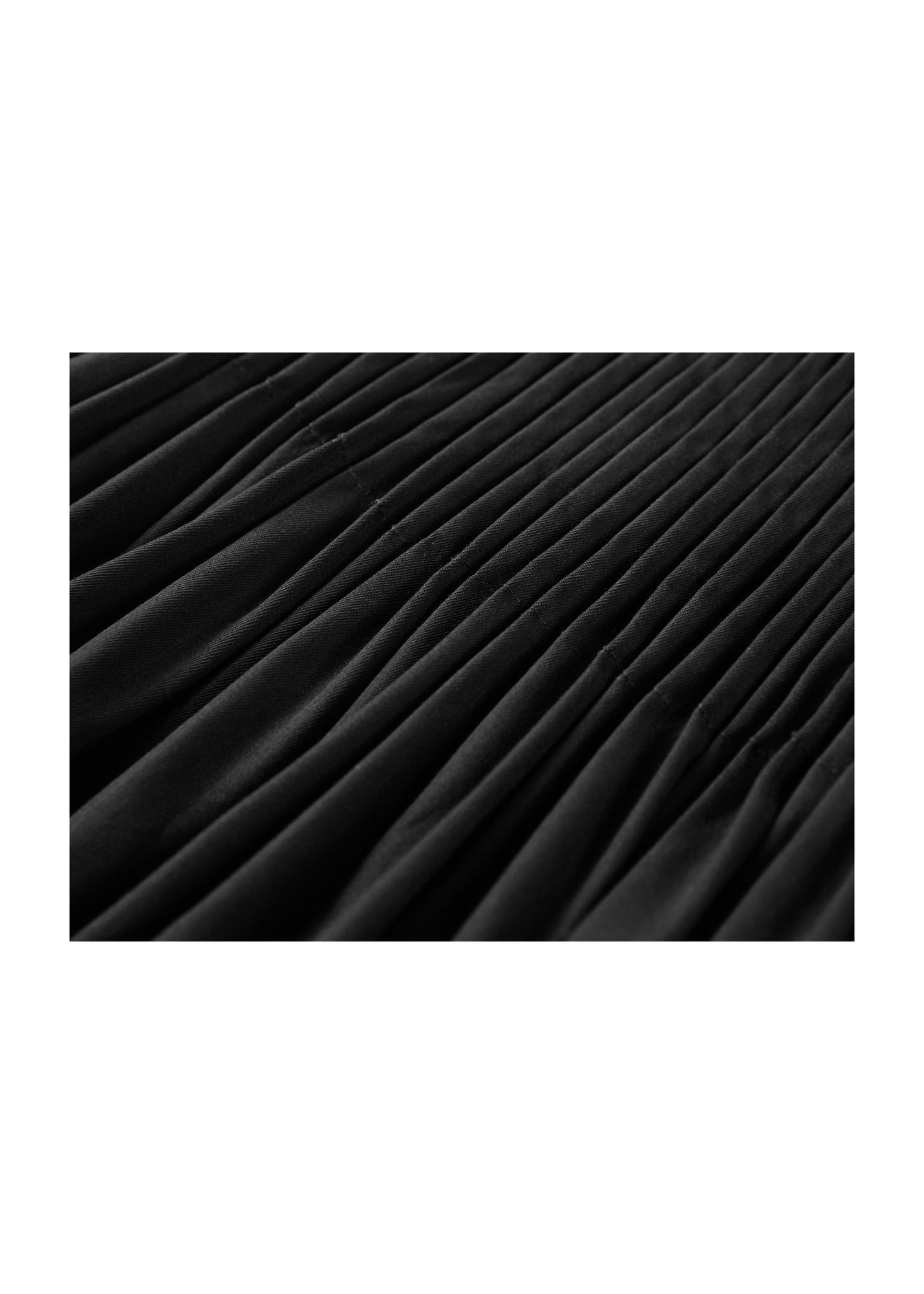 Cotton A Skirt | Black