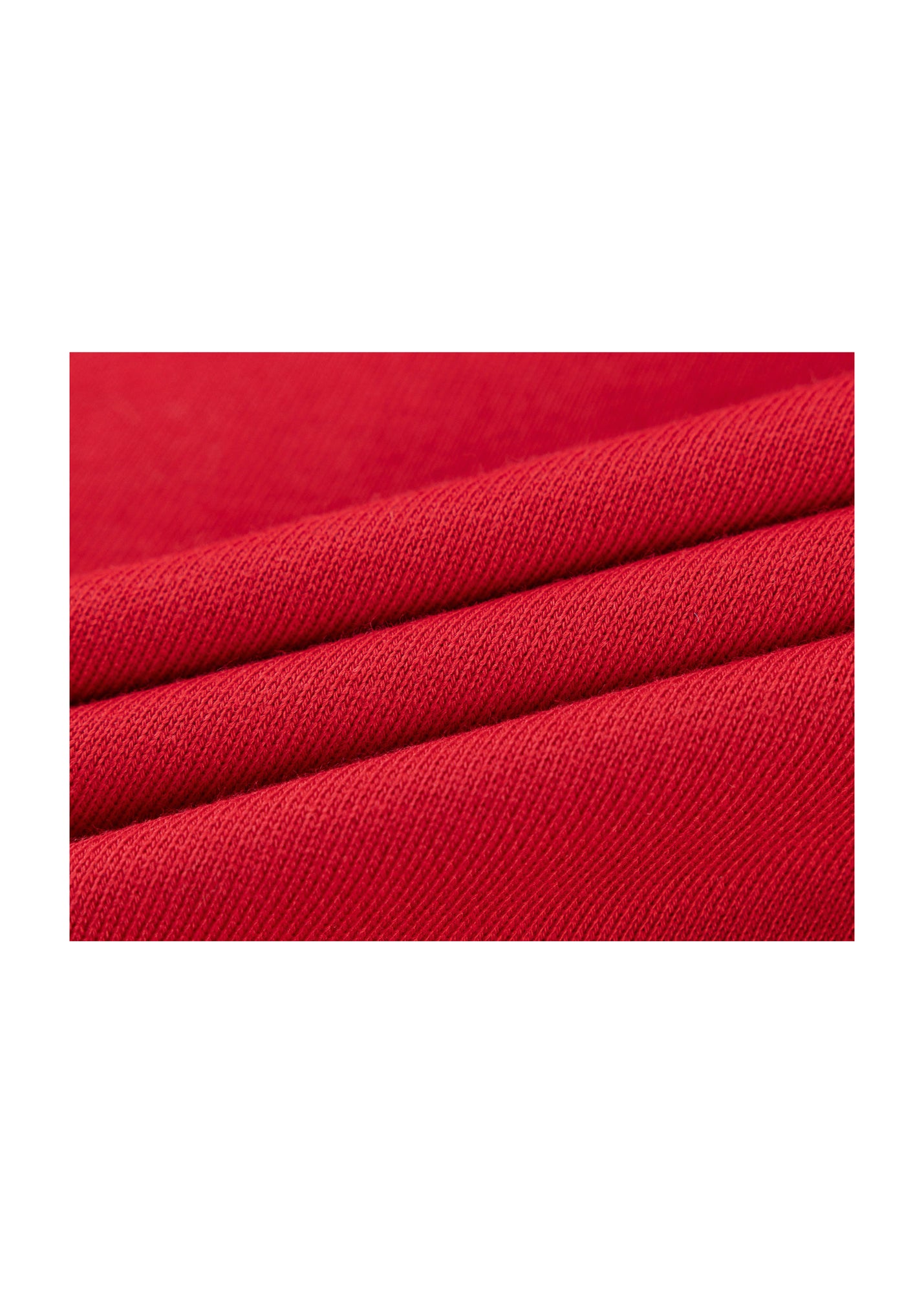 Cotton Embroidered Hoodie | Red