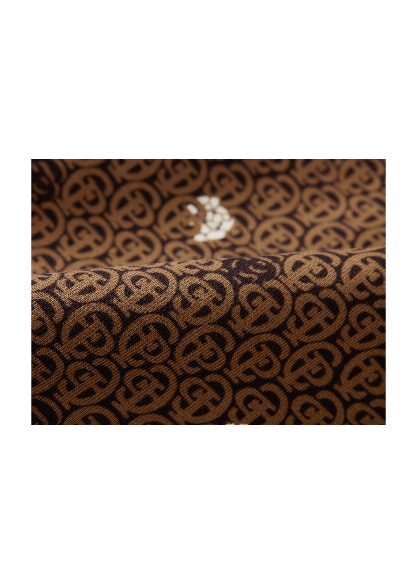Cotton Printed Jacket | Brown