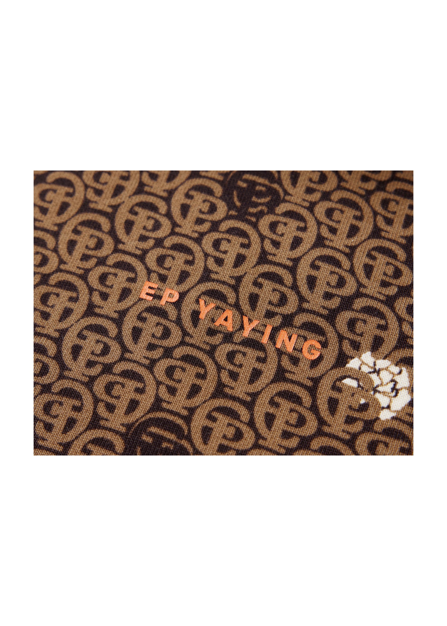 Cotton Printed Jacket | Brown