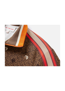 Cotton Printed Jacket | Brown