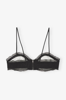 Cotton Suiting Strap Top | Black