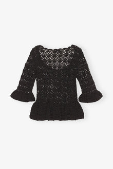 Crochet Top | Black