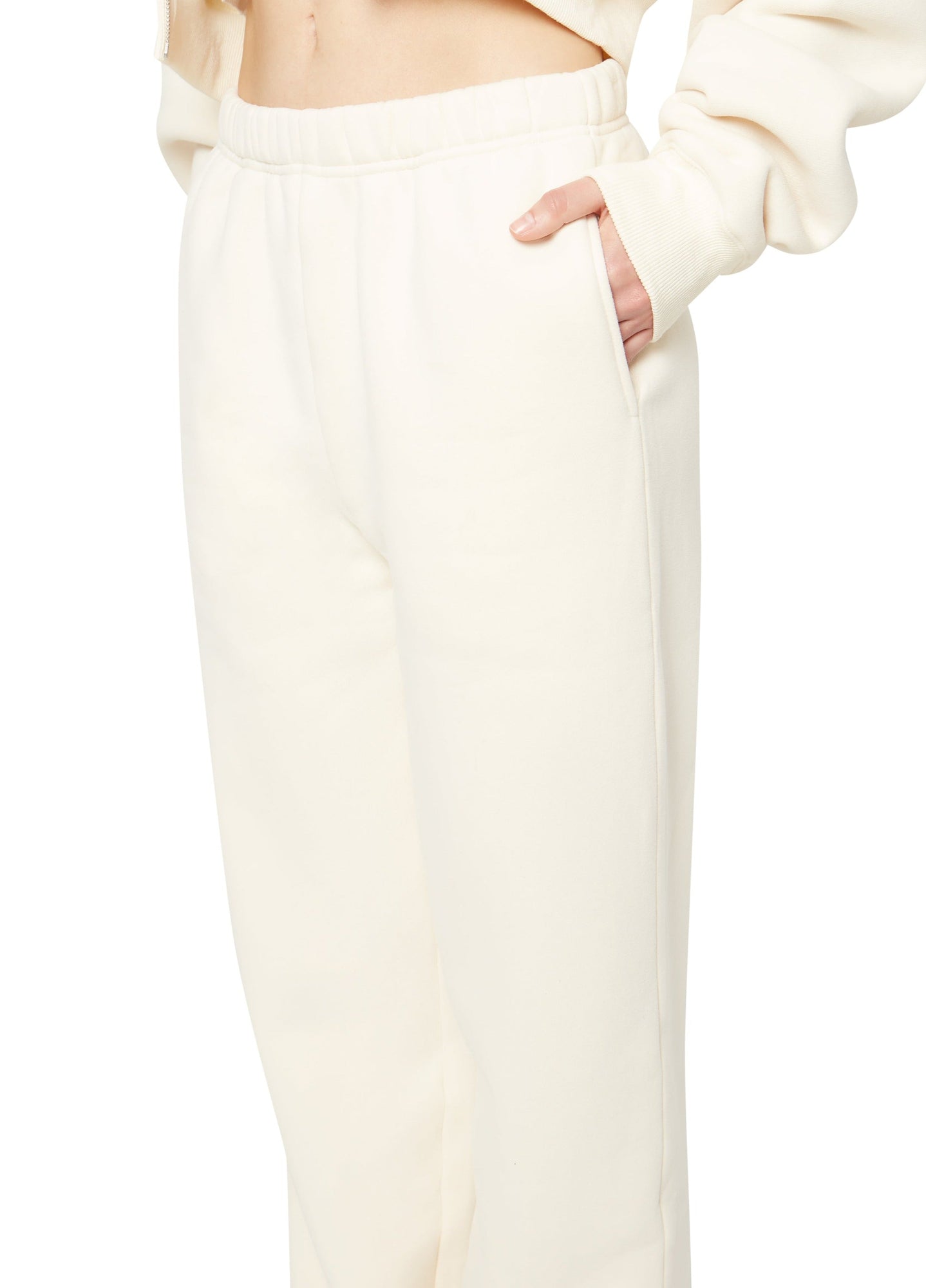 Womens | Flared Sweatpants | Ivory