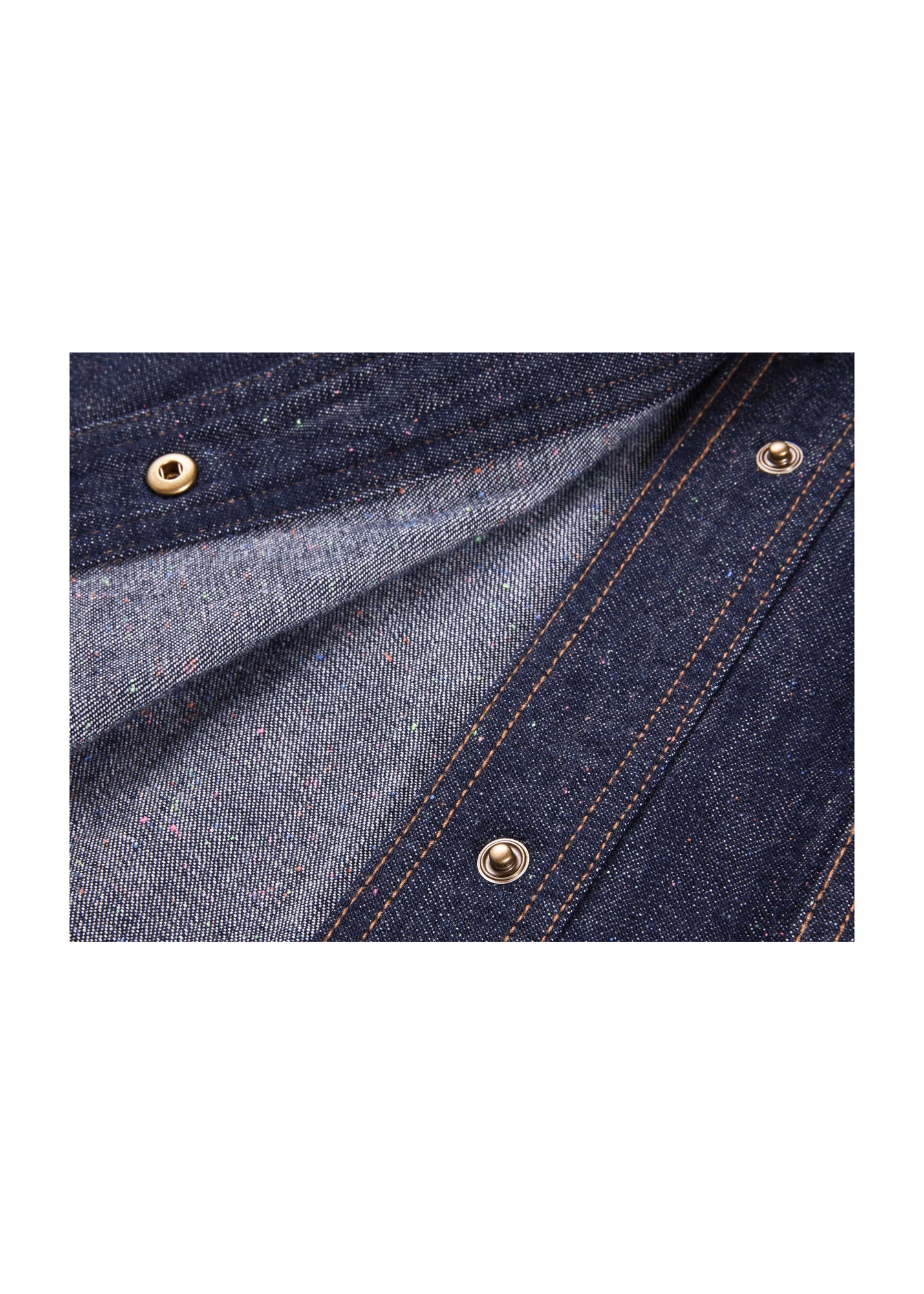Cropped Denim Jacket | Navy