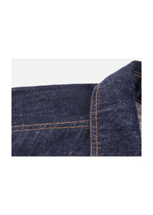 Cropped Denim Jacket | Navy