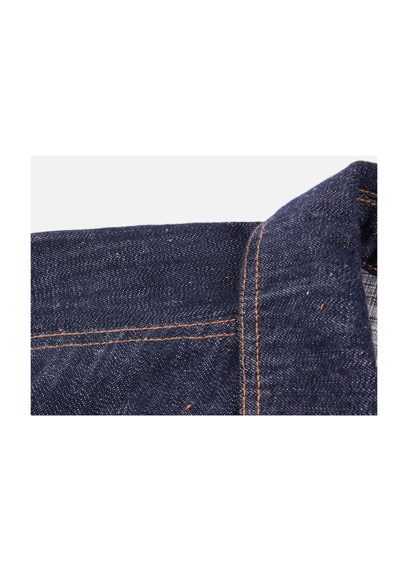 Cropped Denim Jacket | Navy