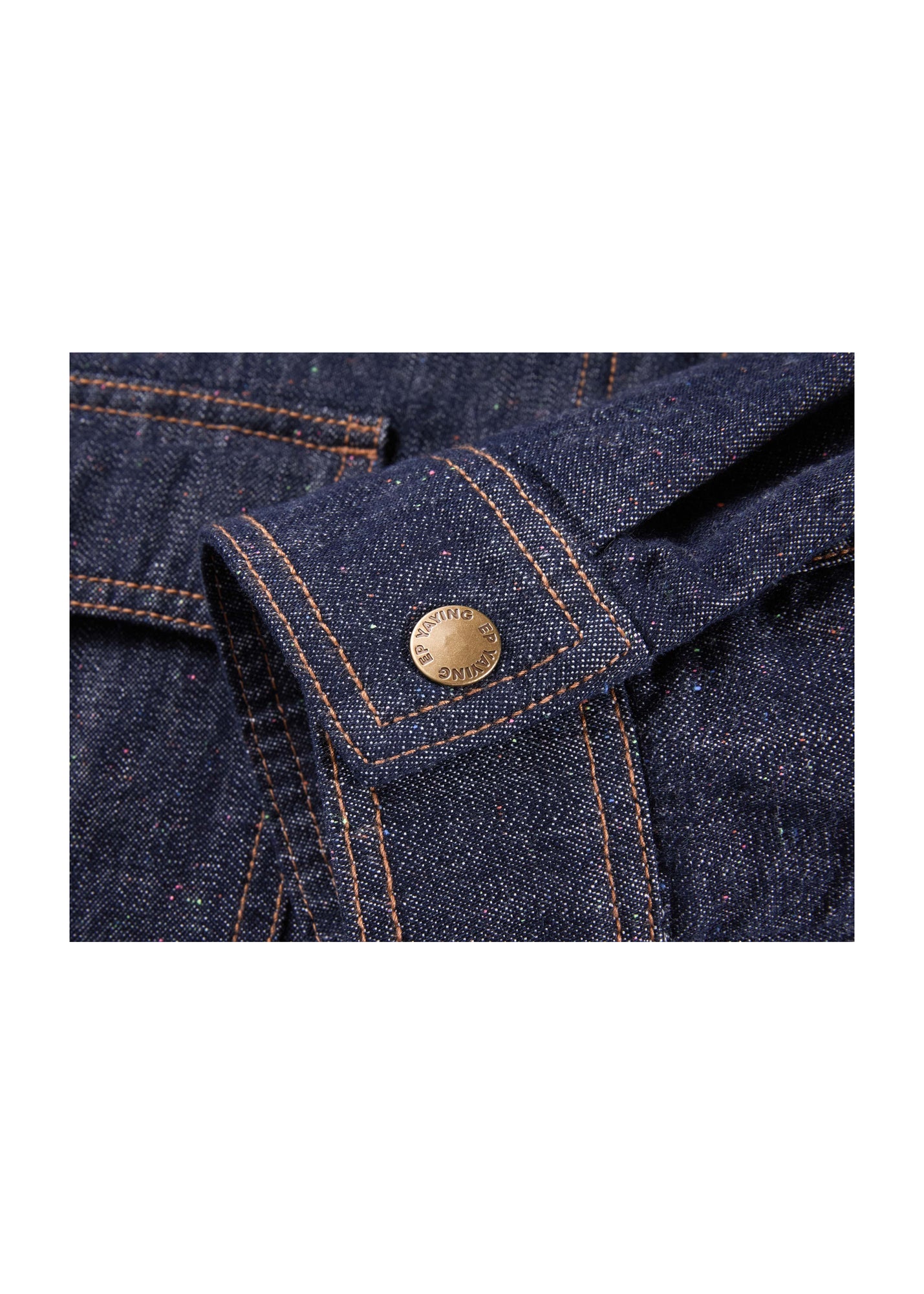 Cropped Denim Jacket | Navy