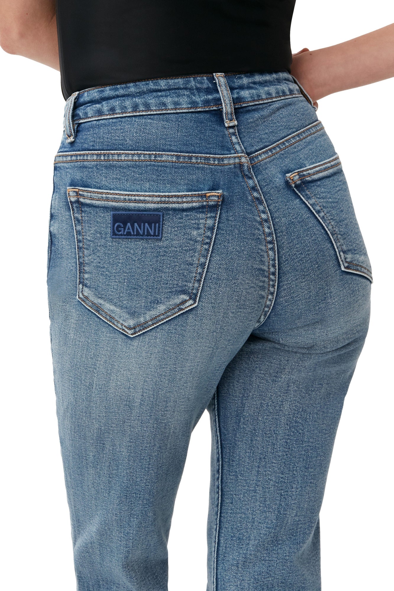Cropped Jeans | Mid Blue Vintage (V1)