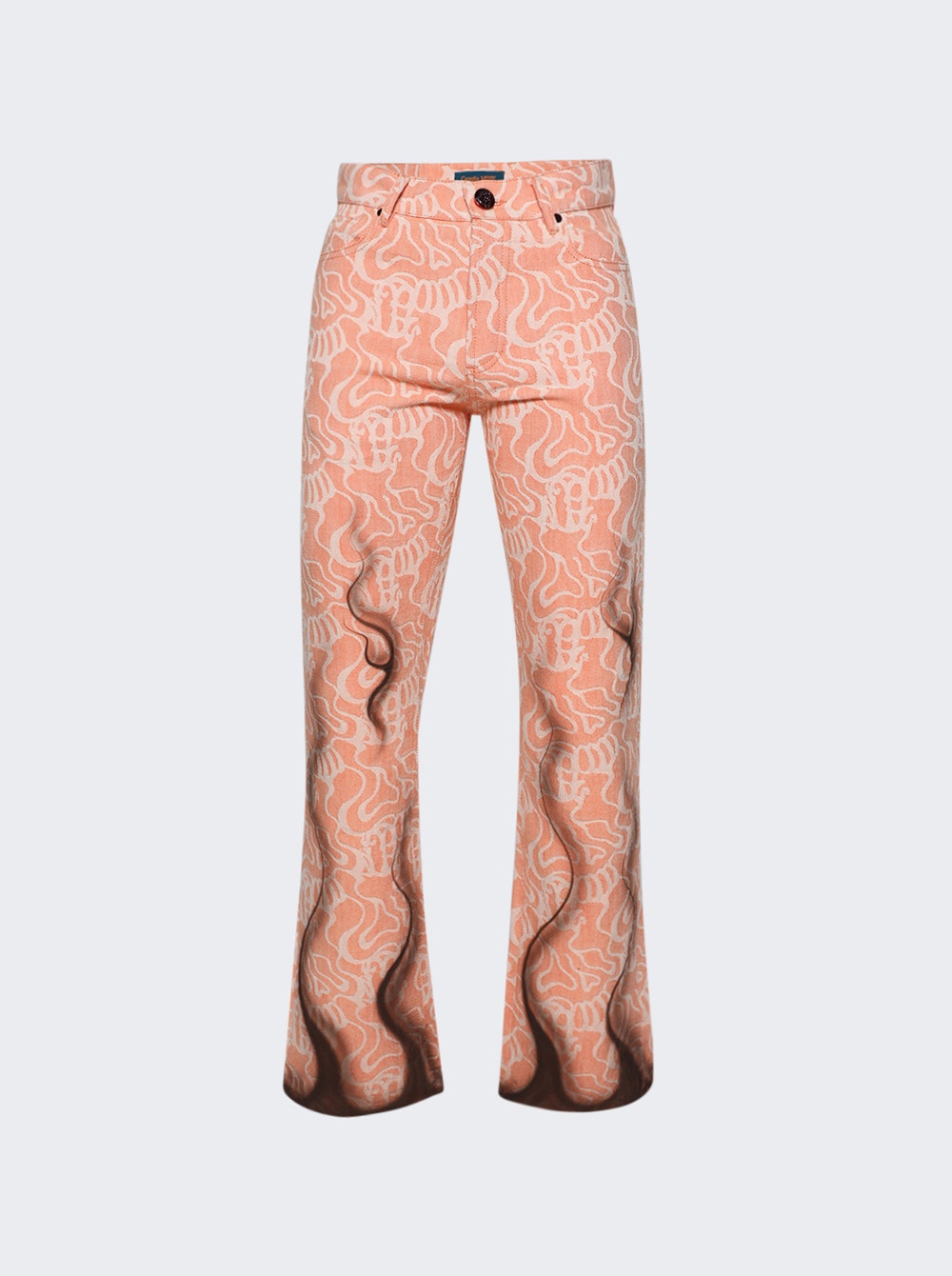 Men | Casella Meyer | Jacquard Flame Pants | Orange