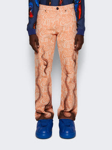 Men | Casella Meyer | Jacquard Flame Pants | Orange
