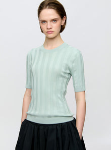 Deeda Crewneck Sweater | Pale Turquoise