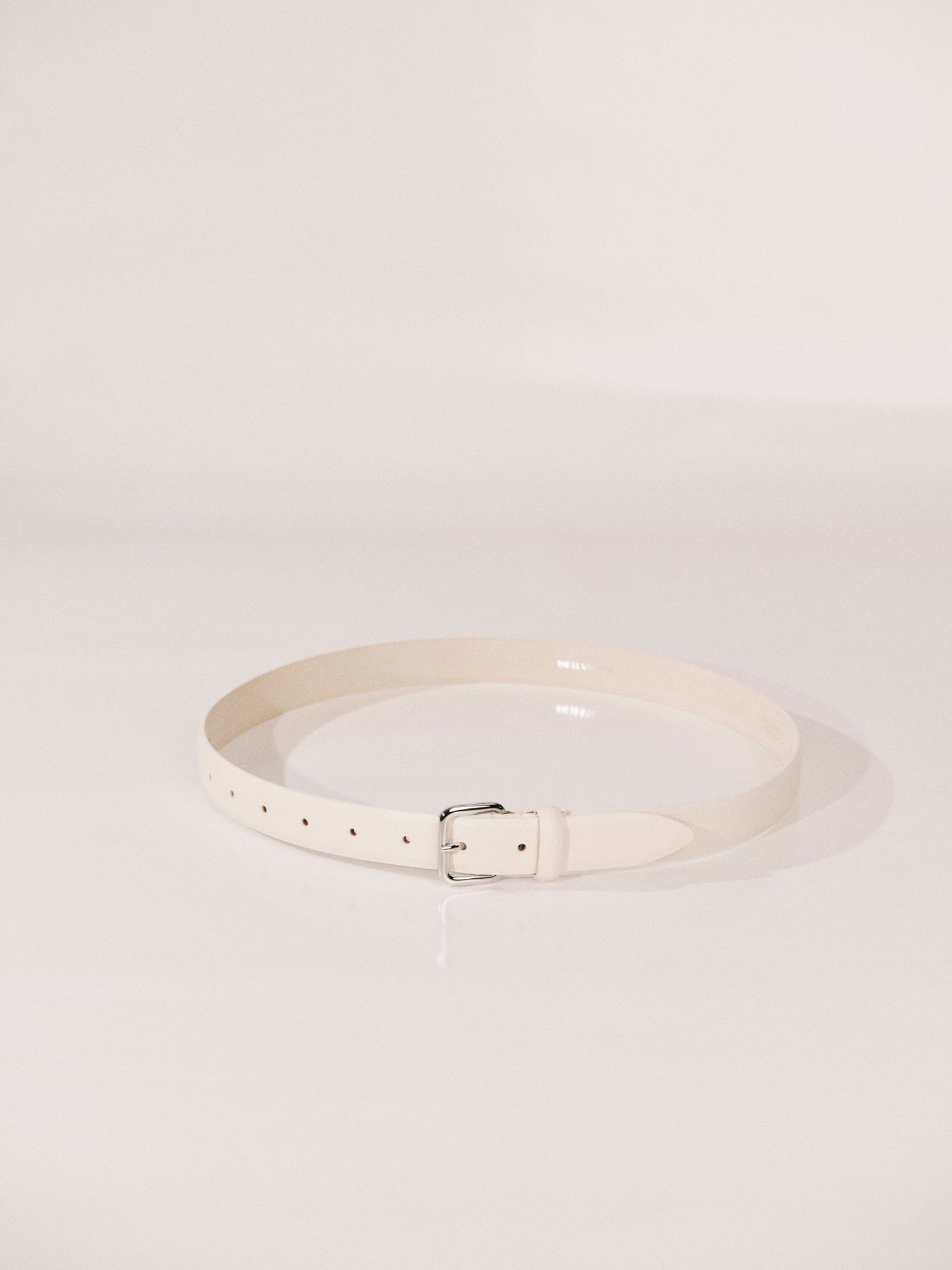 Mini Roller Belt | Ivory & Silver
