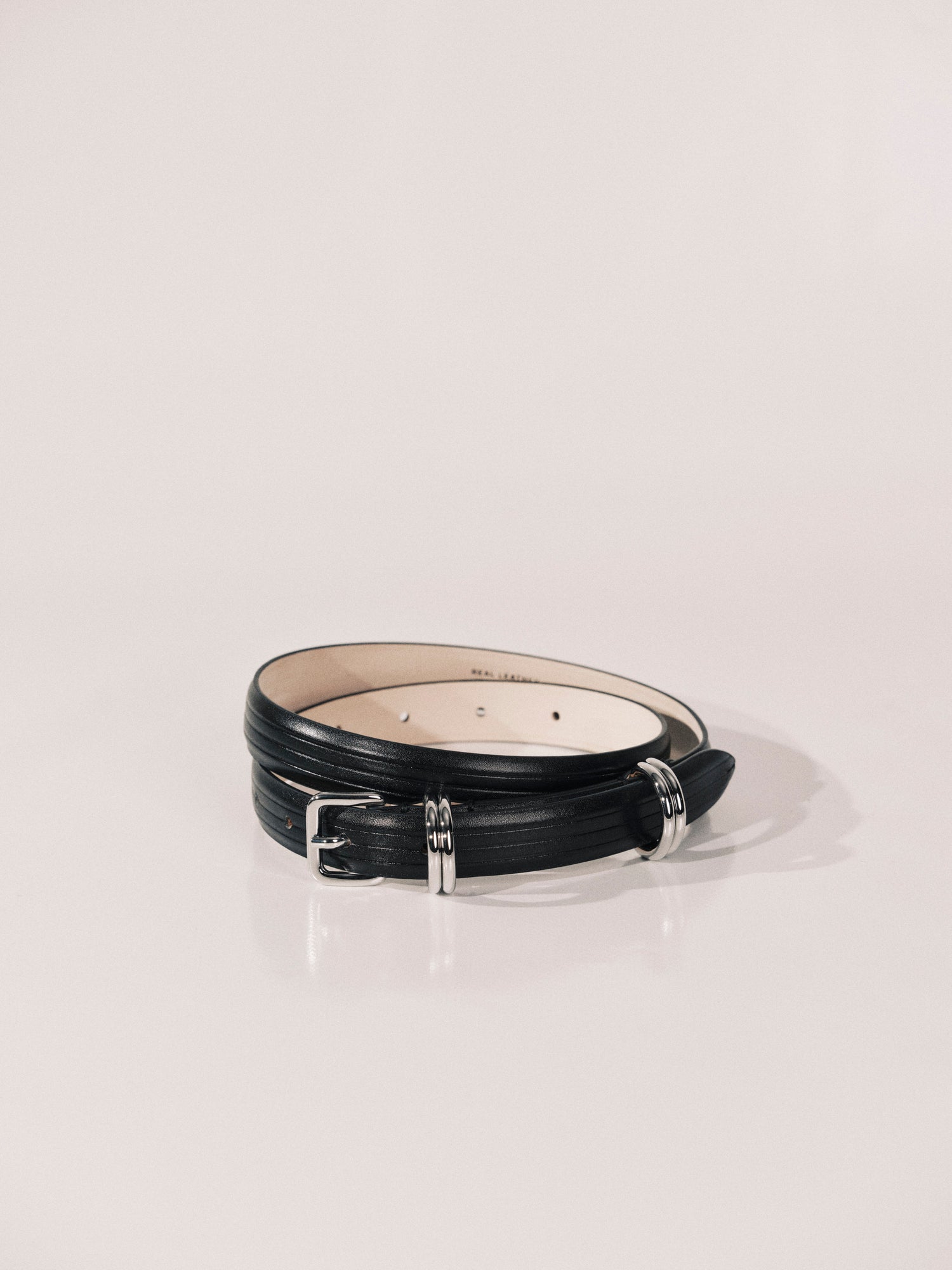 Constance Corduroy Leather Black Silver | Corduroy Black & Silver