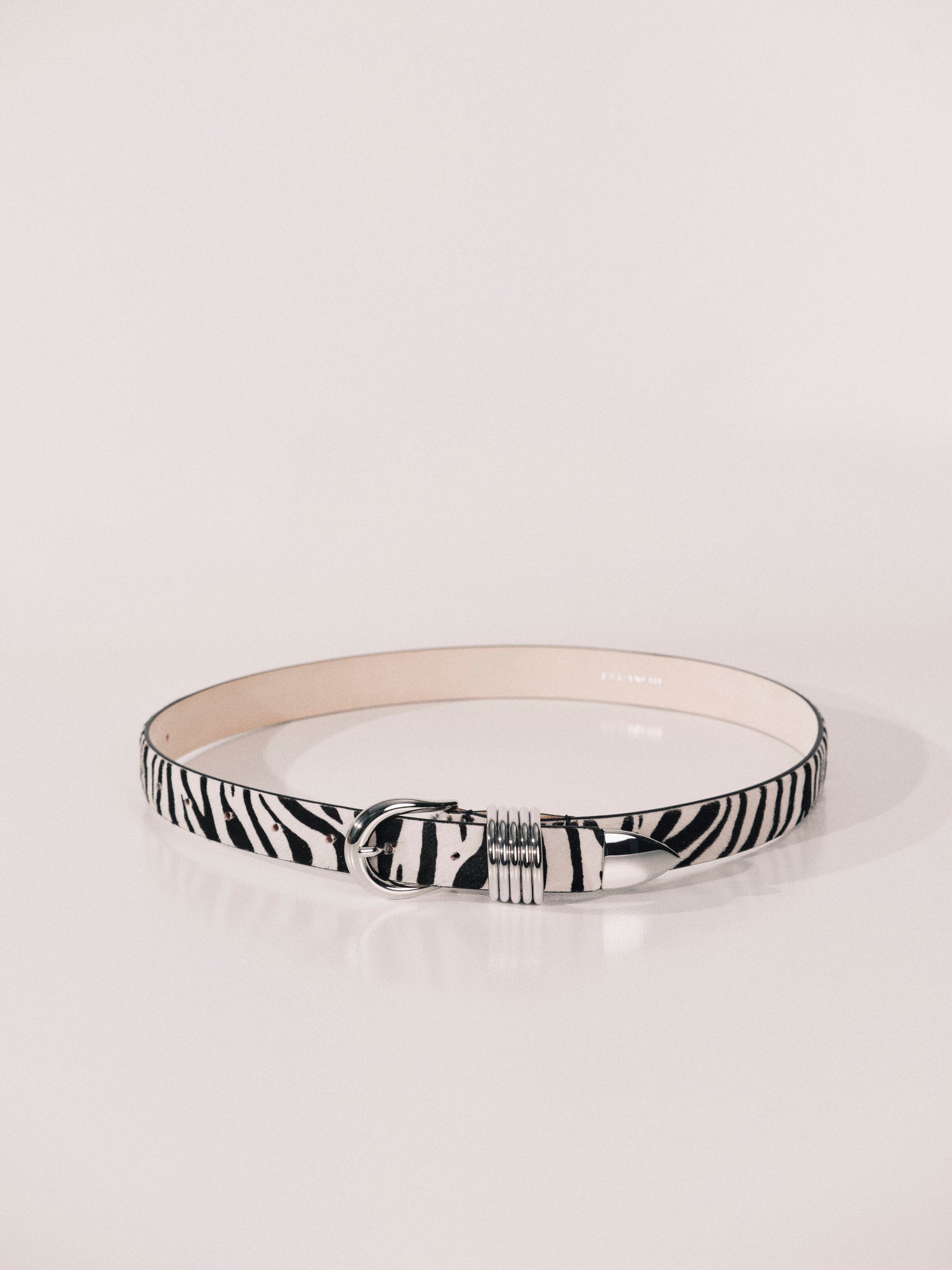 Hollyhock Zebra Calf Hair Silver | Black & White Zebra Calf Hair & Silver