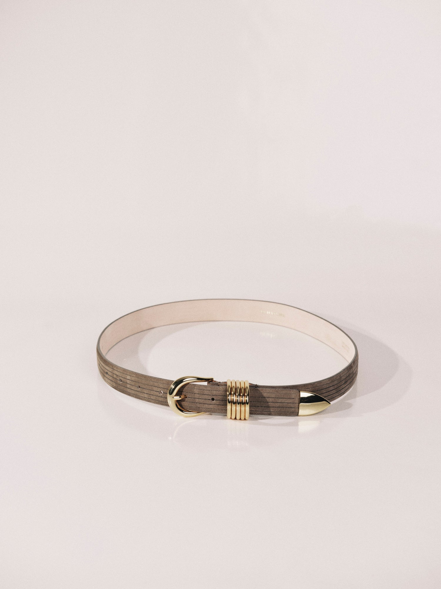 Hollyhock Corduroy Suede Taupe Gold | Corduroy Suede Taupe & 24K Gold