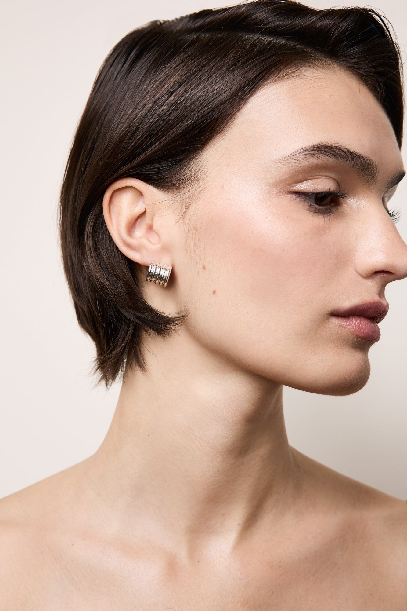 Hollyhock Earrings Small | Sterling Silver