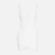 OW Collection Diana Mini Dress | White