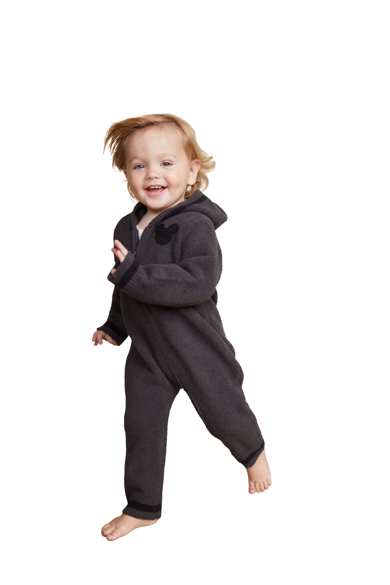 Baby | CozyChic Classic Disney Infant Mickey Playsuit | Carbon
