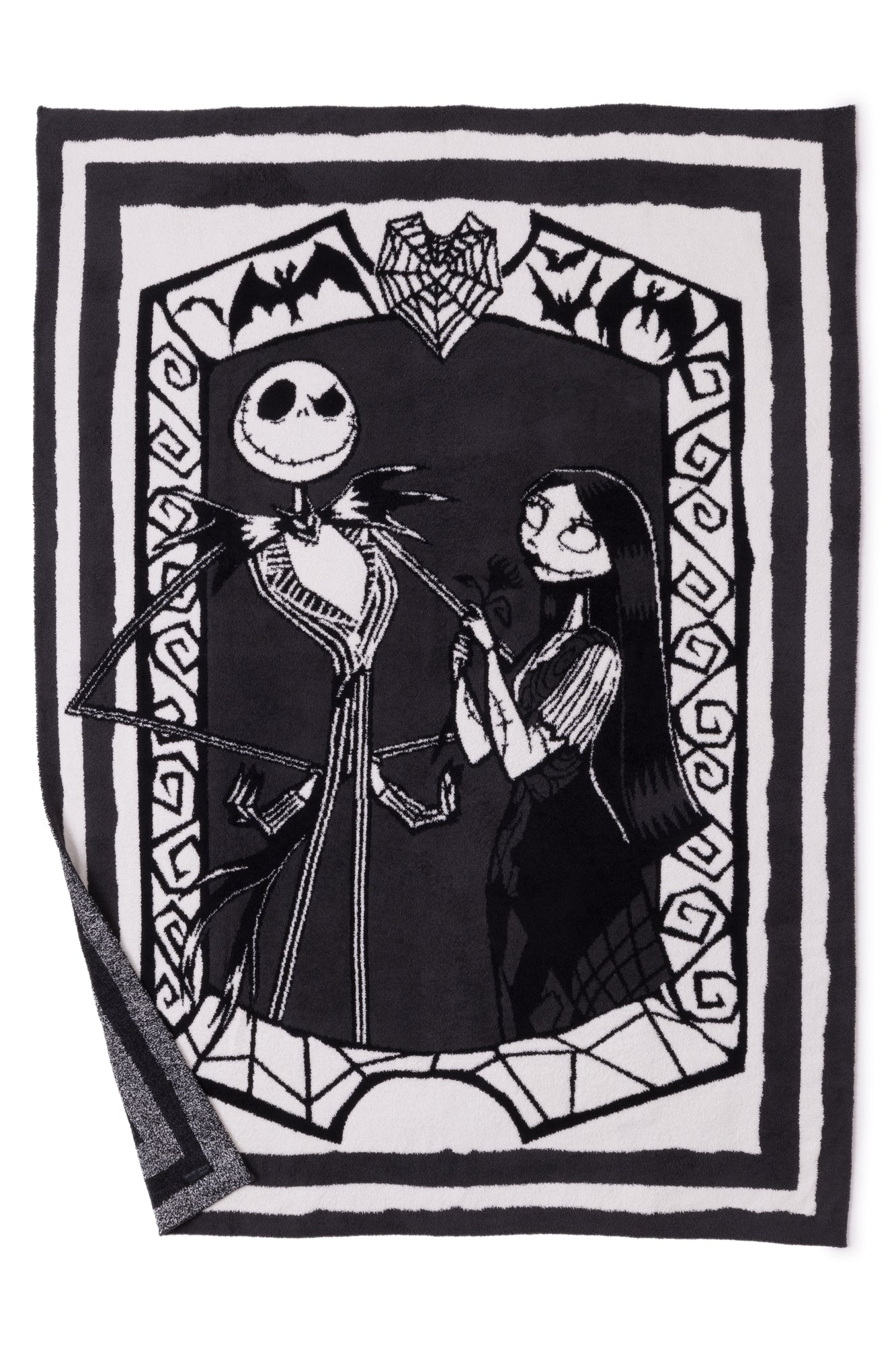 CozyChic Disney Jack And Sally Throw | Carbon Multi