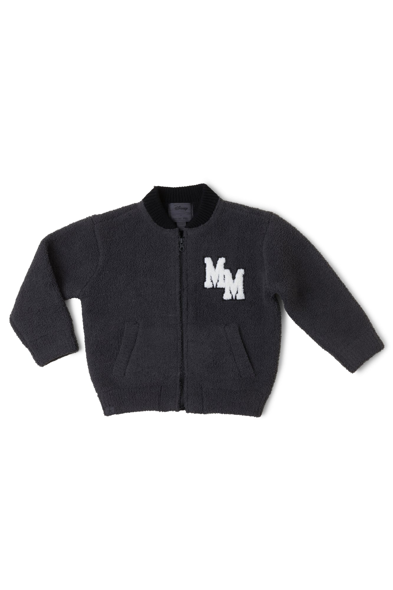 Toddler | CozyChic Disney Classic Mickey Varsity Jacket | Carbon/Black