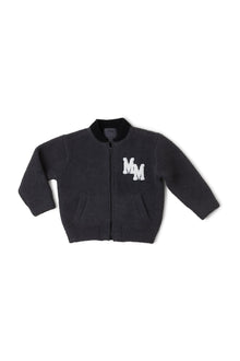 Toddlers | Cozychic Disney Classic Mickey Varsity Jacket | Carbon/Black