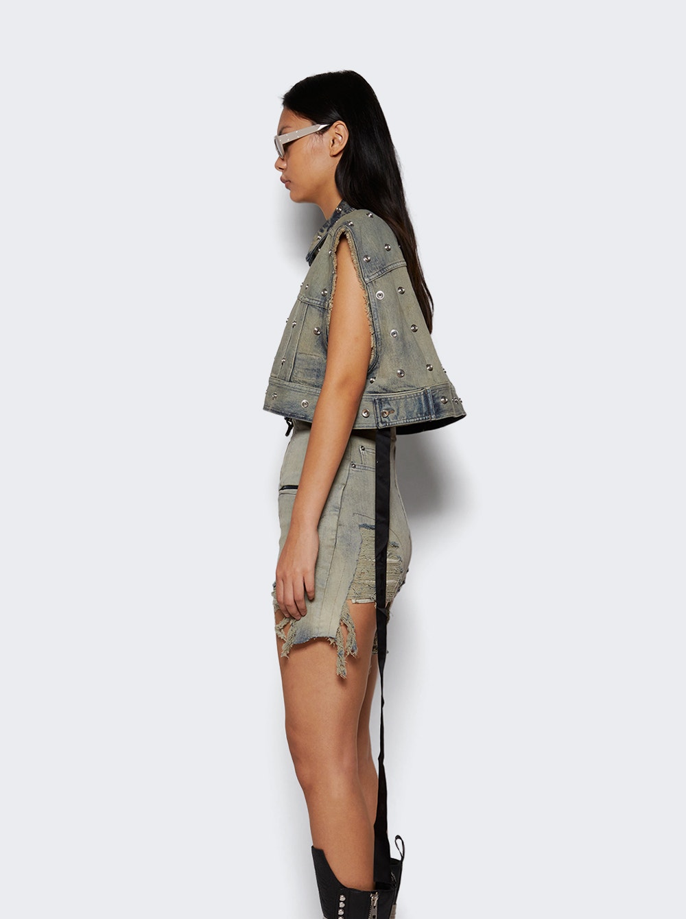 Rick Owens DRKSHDW | Cropped Jacket Sky | Blue