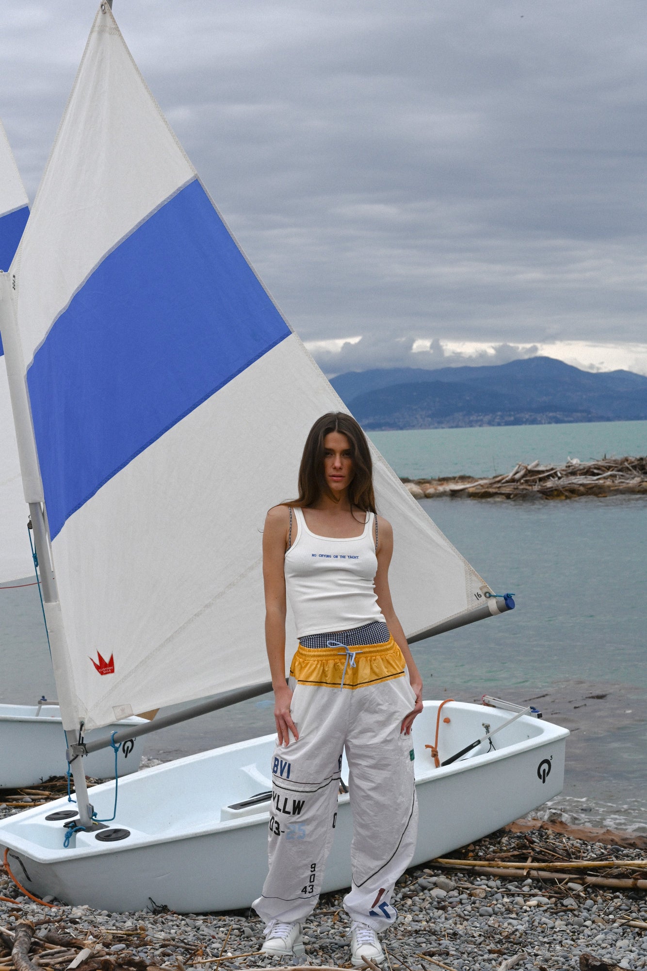 No Crying Tank | White