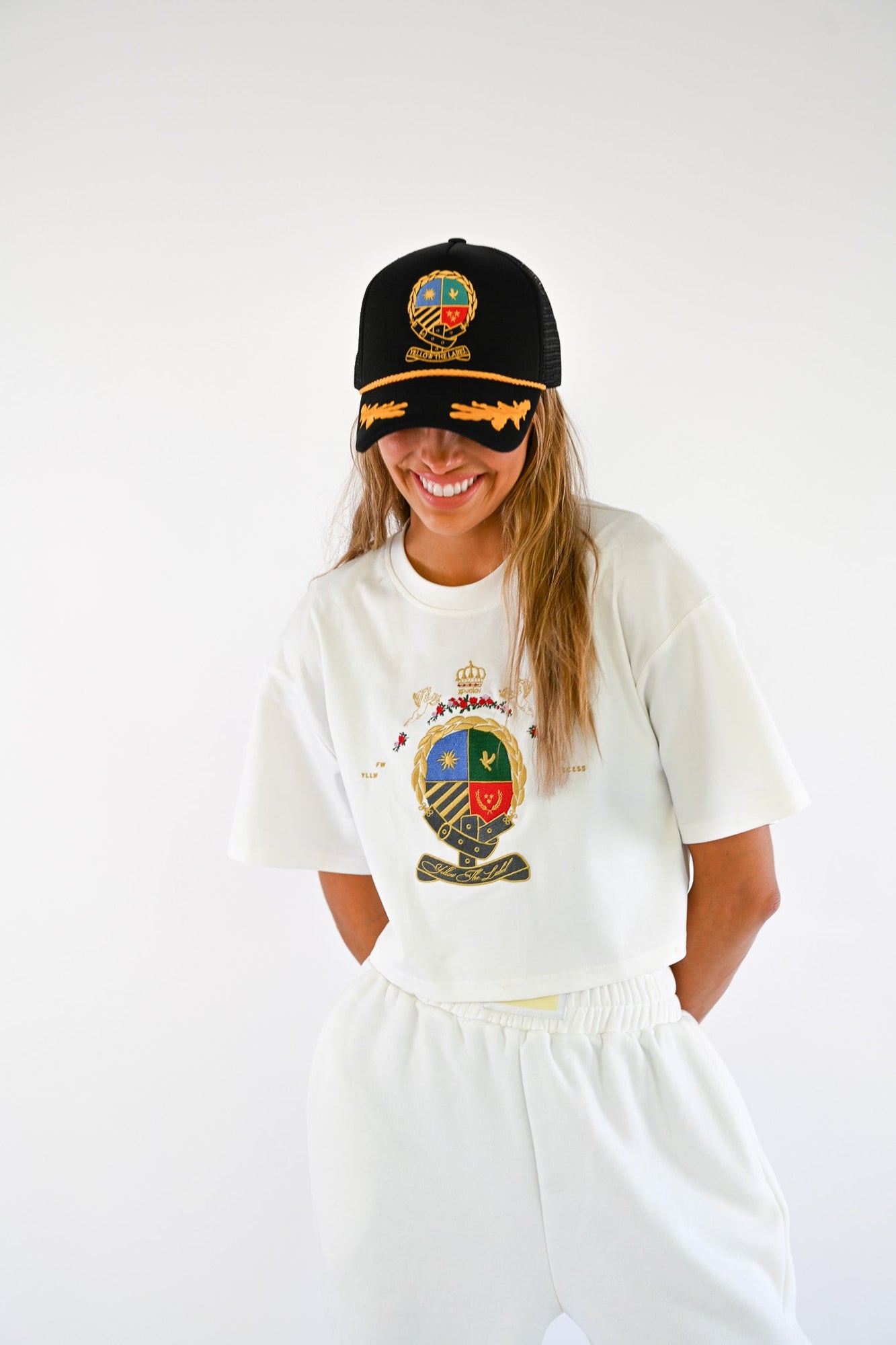 Herald Crest Tee | White