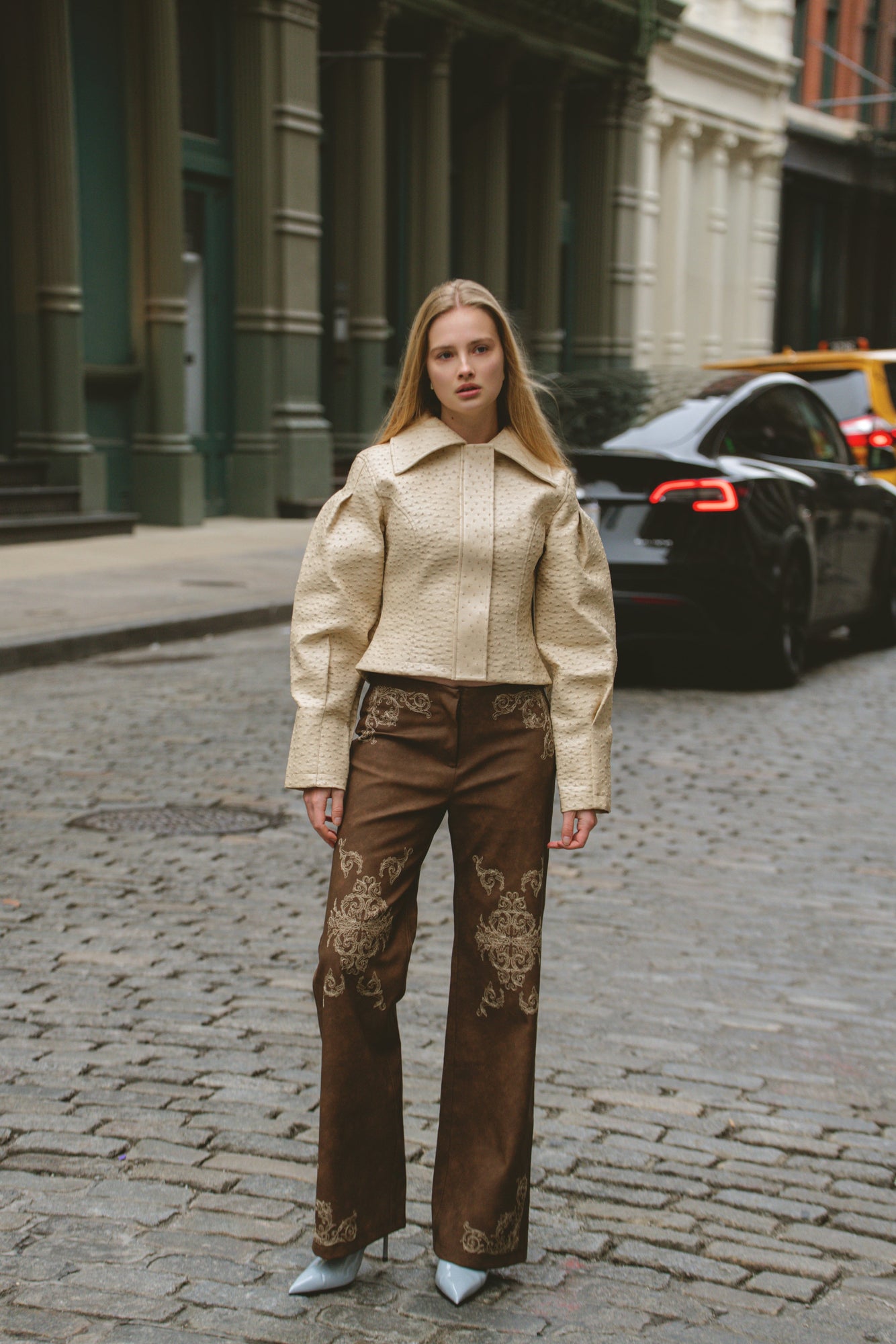 Olsen Ostrich Jacket | Sand