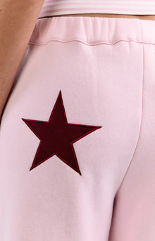 Dania Star Track Pants | Pink Burgundy
