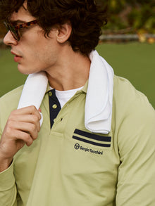 Men | Dario Long Sleeve Polo-Reseda