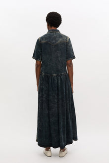 Denim Dress | Black Washed