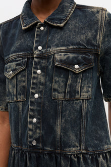 Denim Dress | Black Washed