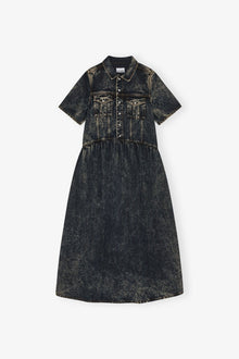Denim Dress | Black Washed